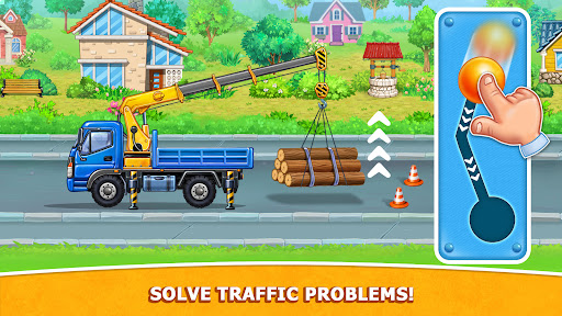 komputer Kids Truck: City Builder Games