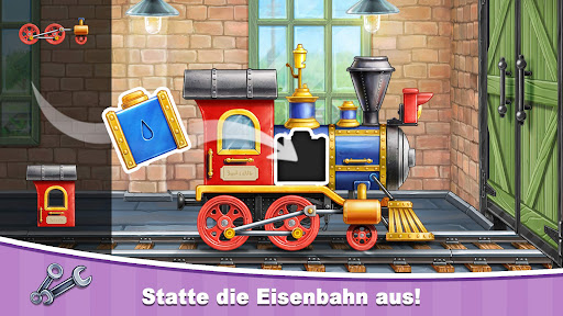 Bahnhofsspiel für Kinder: Bahn