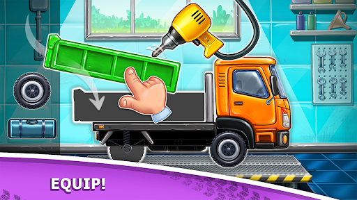 Truck games - build a house پی سی