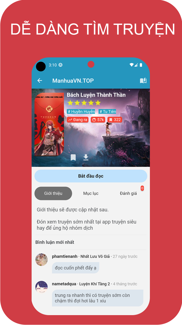 G5 thế giới truyện manhua PC