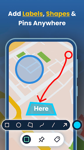 Sketch On Map: Draw Label Pins PC