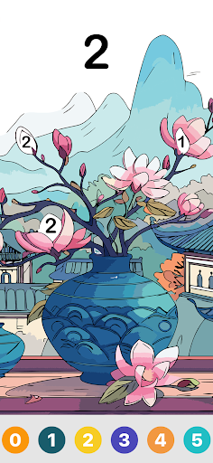 Calm Color: Color by Number PC