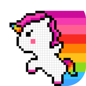 Pixel Art - Color by Number, Coloring Book