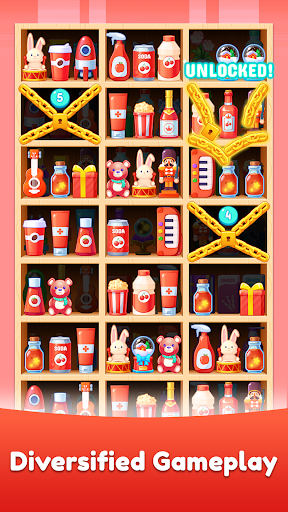 komputer Shelf Sort Puzzle Game