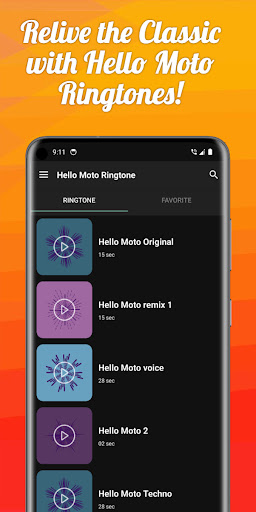 Hello Moto Ringtone PC