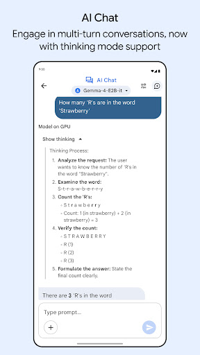 Google AI Edge Gallery پی سی