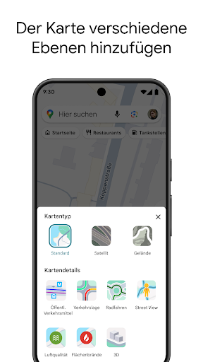 Maps – Navigation und Nahverkehr