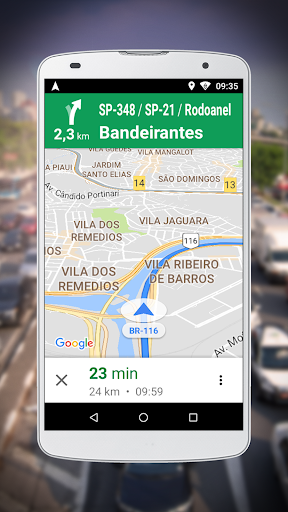 Navegação do Google Maps Go para PC