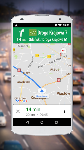 Nawigacja w Mapach Google Go PC