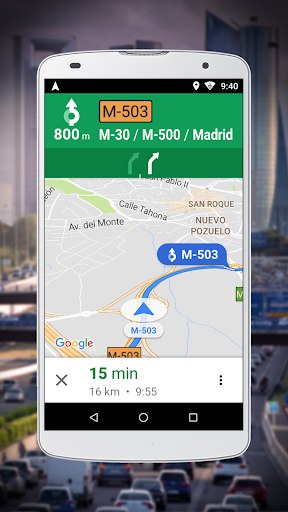 Navegación para Google Maps Go