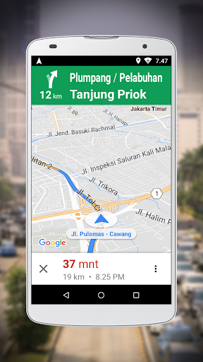 Navigasi di Google Maps Go