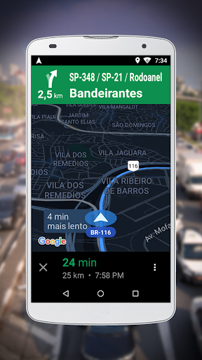 Navegação do Google Maps Go para PC