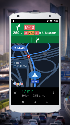 Navegación para Google Maps Go