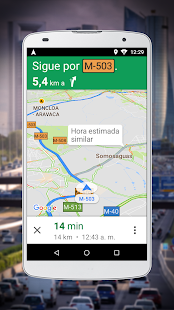 Navegación para Google Maps Go