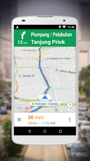 Navigasi di Google Maps Go