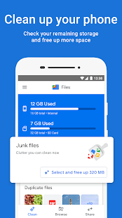 Files by Google: Clean up space on your phone
