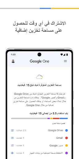 Google One الحاسوب