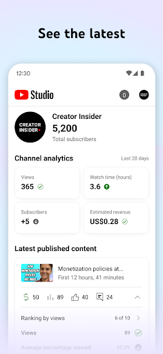 YouTube Studio پی سی