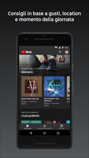 YouTube Music - riproduci musica e video musicali