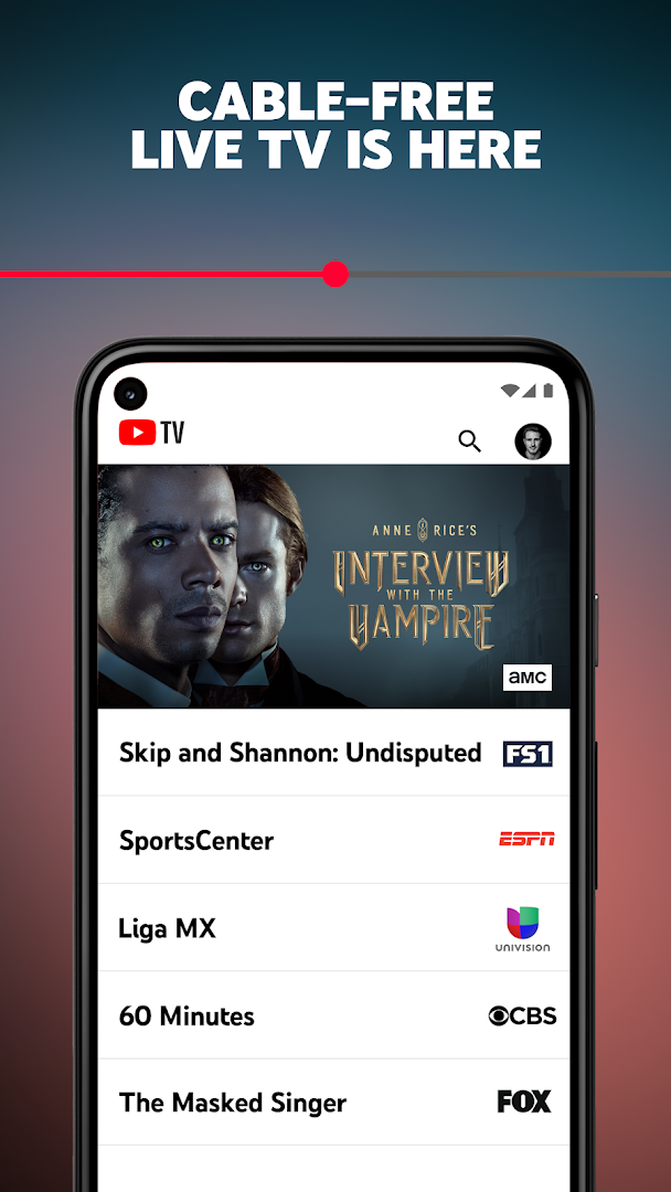 YouTube TV - Watch & Record Live TV PC