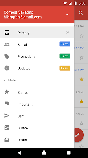 komputer Gmail Go