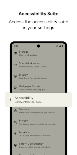 Strumenti per l'accessibilità Android