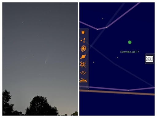 komputer Sky Map