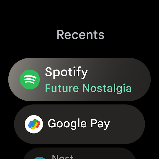 Interfejs systemu Wear OS