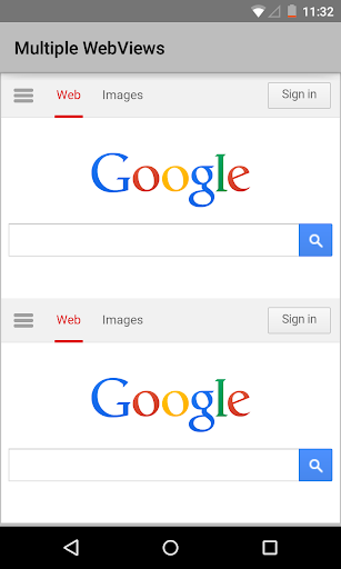 komputer Android System WebView Canary