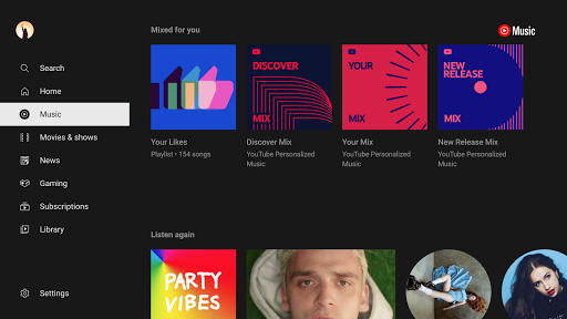 komputer YouTube Music
