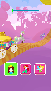 Shift Princess: fairy car games. Drive ahead race! الحاسوب