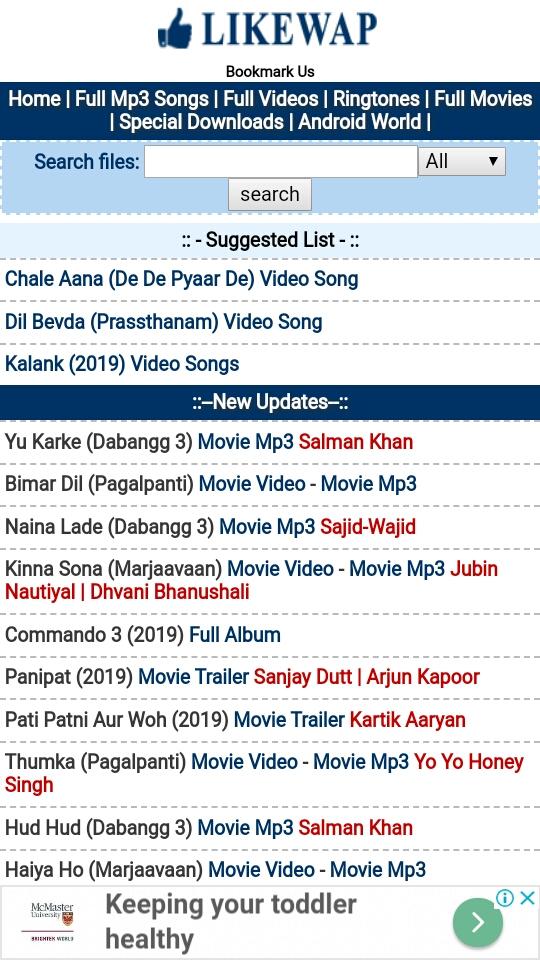 Likewap - Watch or Download Latest Movies PC