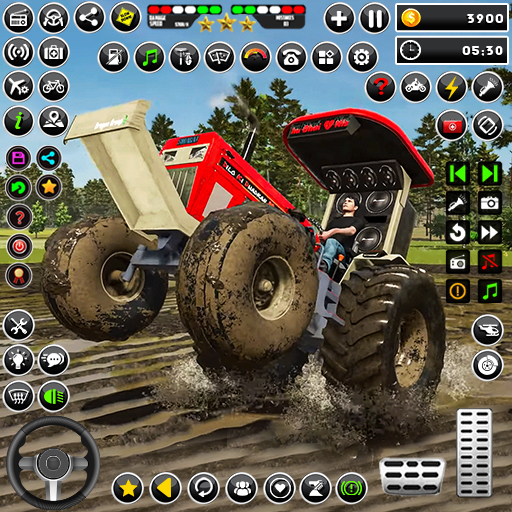 কৃষি খেলা 3d ট্র্যাক্টর খেলা