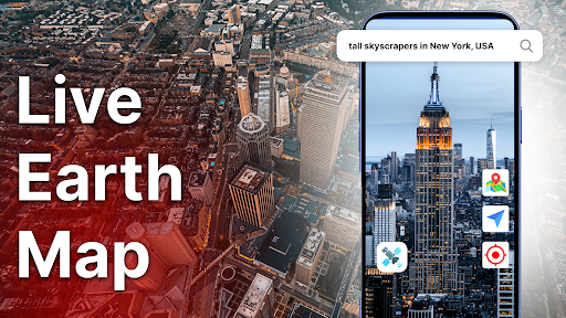 Live Earth Map: Satellite View پی سی