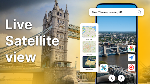 Live Earth Map: Satellite View پی سی