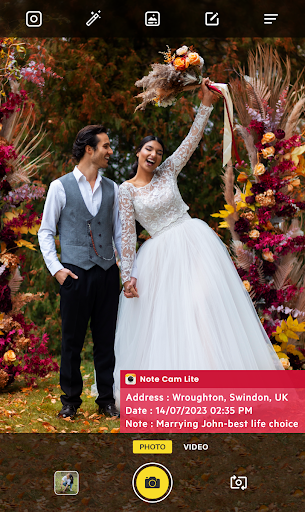 Note Cam Lite: GPS Camera PC