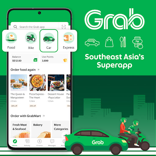 Grab - Taxi & Food Delivery