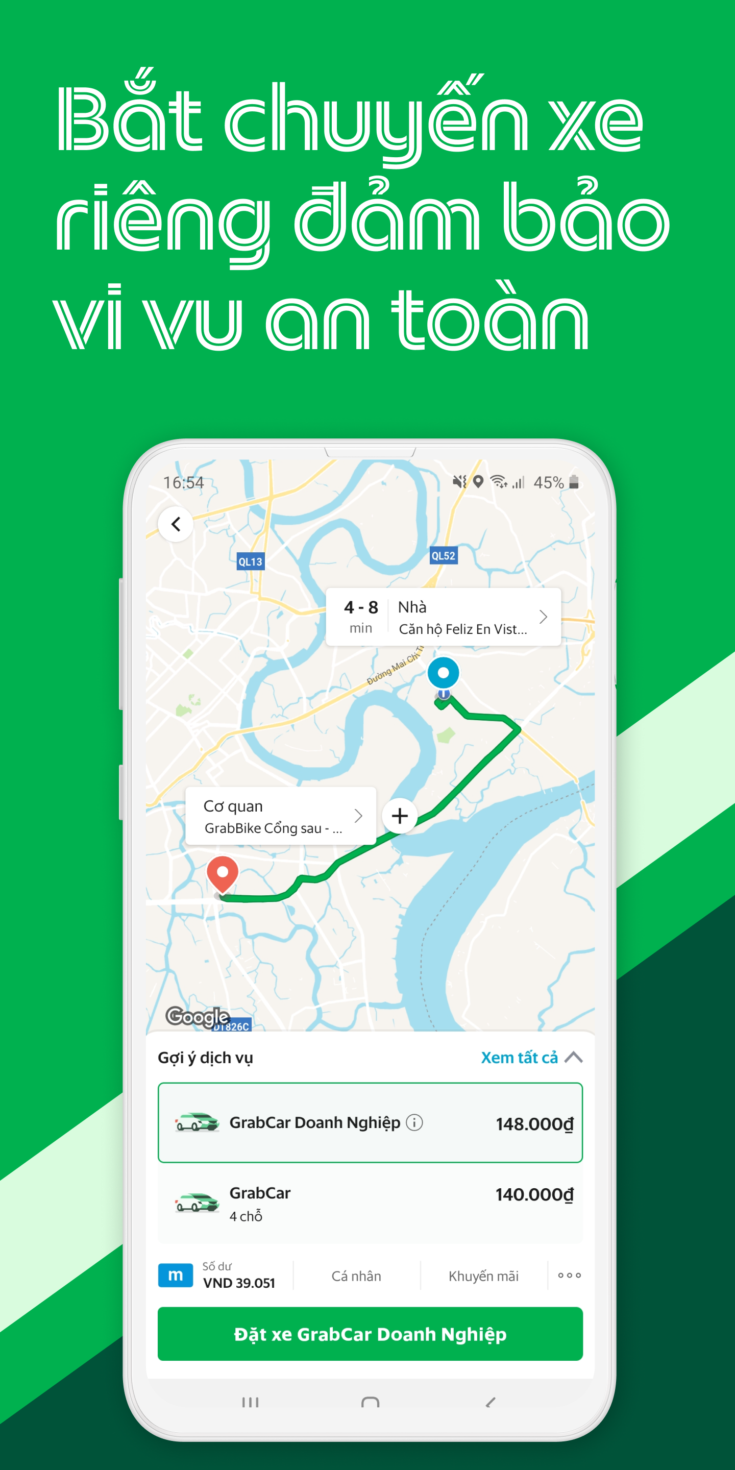 Grab - Ứng dụng đặt xe hơi riêng, xe máy và taxi PC