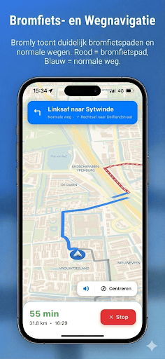 Bromly - Bromfiets navigatie PC