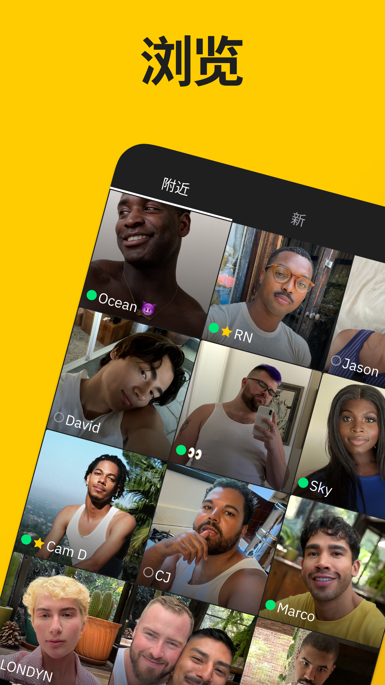 Grindr - 基友聊天、见面、约会的社交网络电脑版