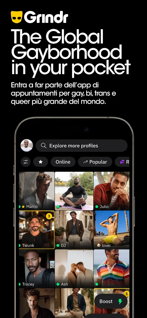 Grindr - Incontri e chat gay PC
