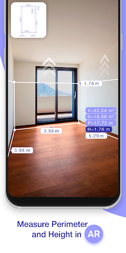 komputer AR Plan 3D Tape Measure, Ruler