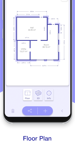 komputer AR Plan 3D Tape Measure, Ruler