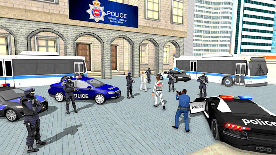 US City Police Car Prisoners Transport PC
