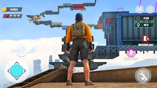 Rooftop Dash: Parkour Games