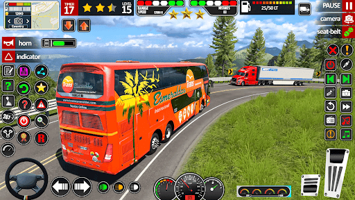 Hill Bus Driving Bus Game 3D PC