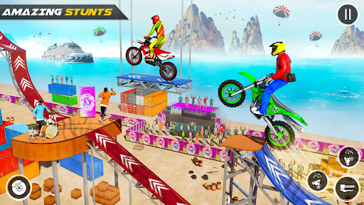 komputer Real Bike Stunt Racing Games