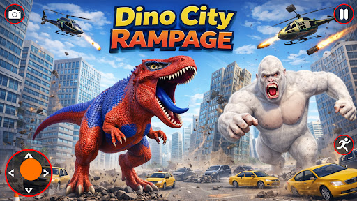 komputer Angry Dinosaur City Rampage 3D