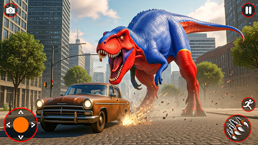 komputer Angry Dinosaur City Rampage 3D