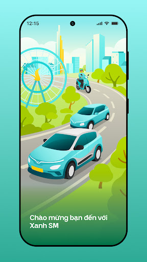 Taxi Xanh SM: Đặt xe taxi điện